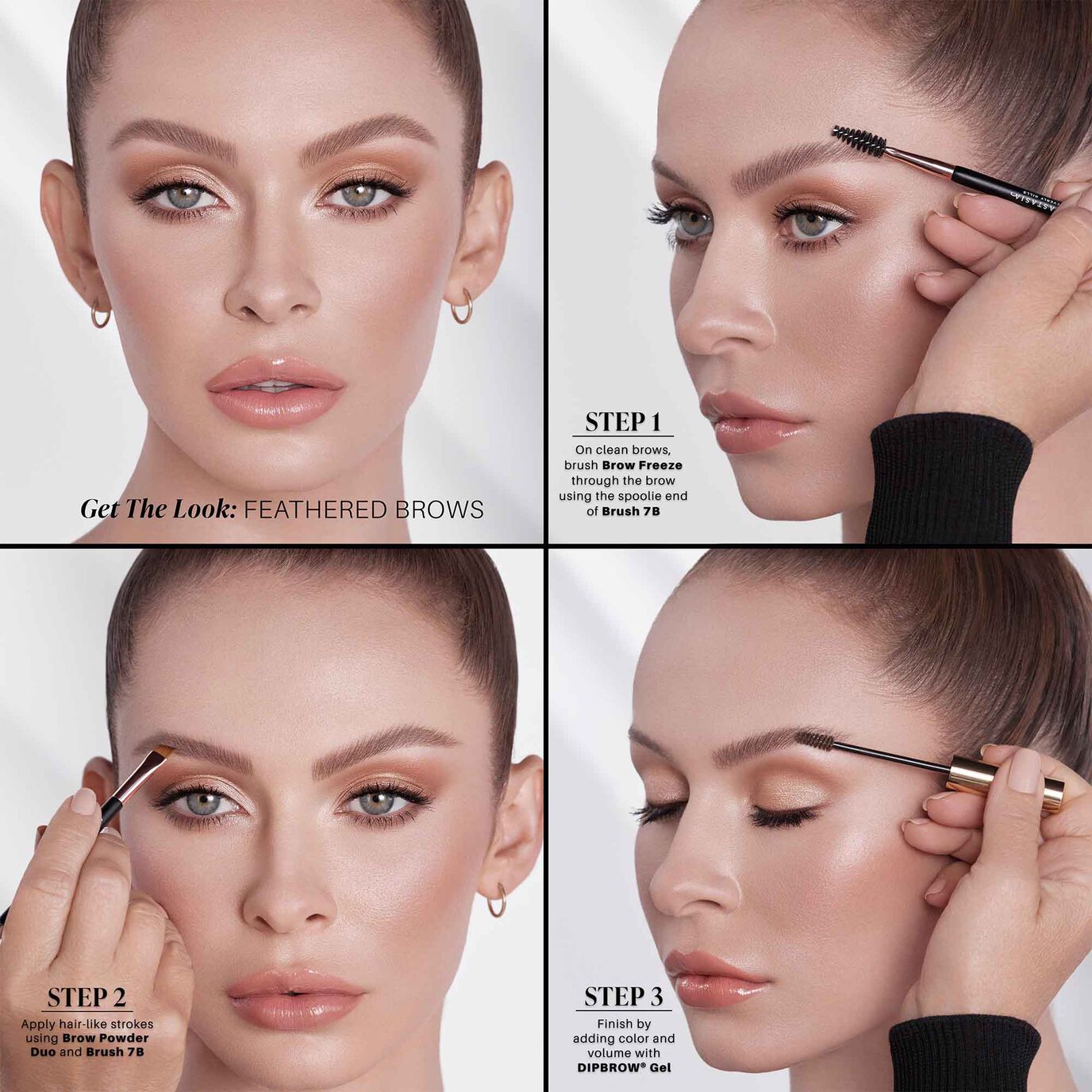 Full & Feathered Brow Kit Step By Step
