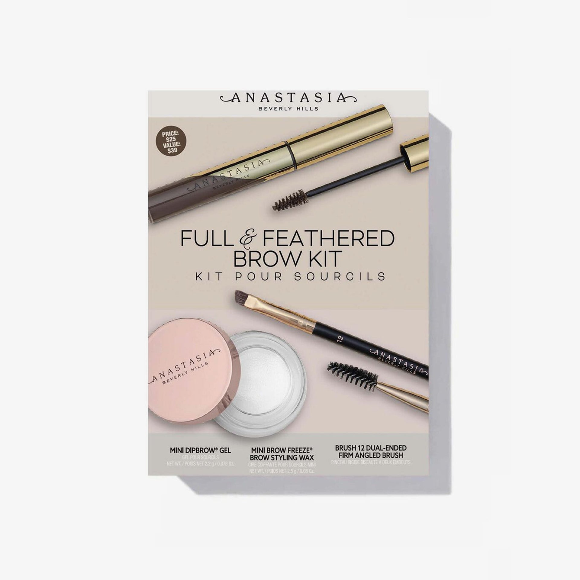 Medium Brown |Full & Feathered Brow Kit - Medium Brown