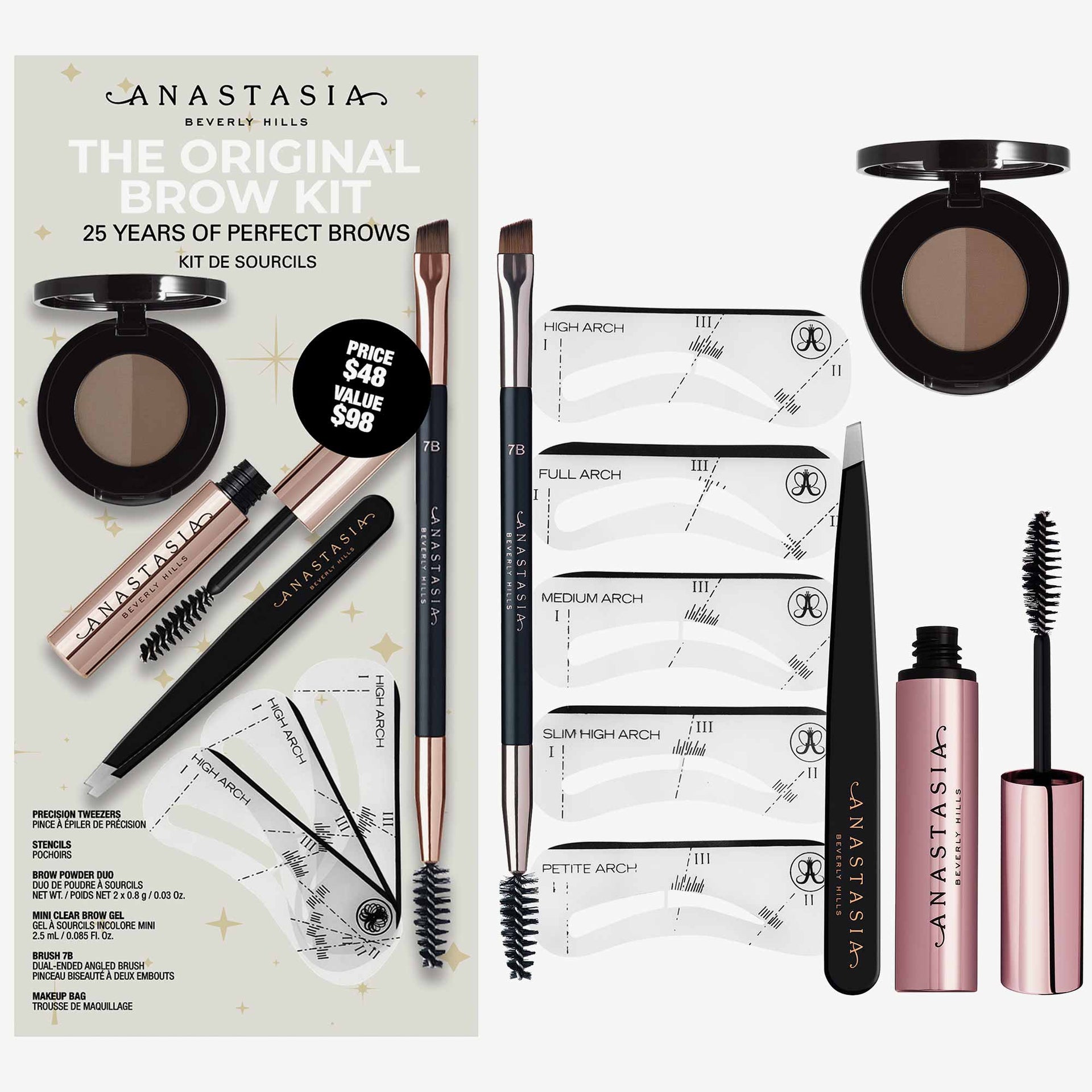 Soft Brown |The Original Brow Kit: 25 Years of Perfect Brows - Soft Brown