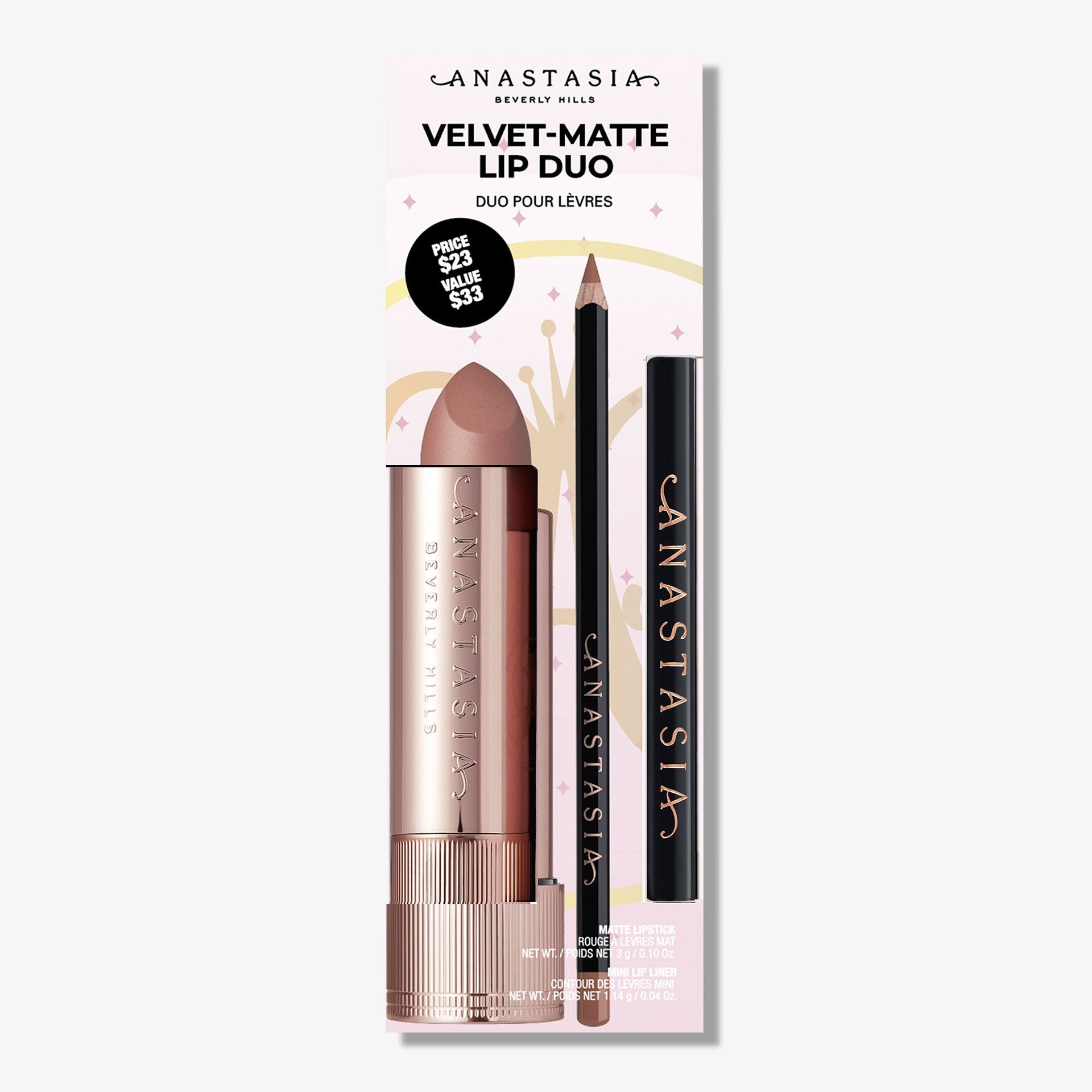 Deep Taupe & Blush Brown |Velvet-Matte Lip Duo - Deep Taupe & Blush Brown