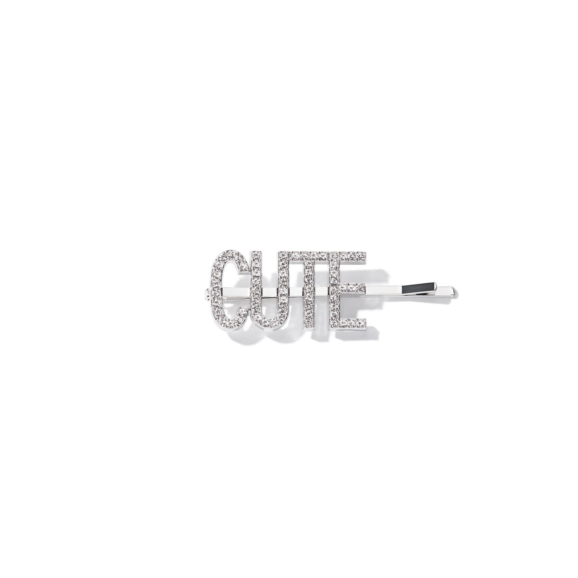 ABH Glam Hairpins - Silver Rhinestone Cute