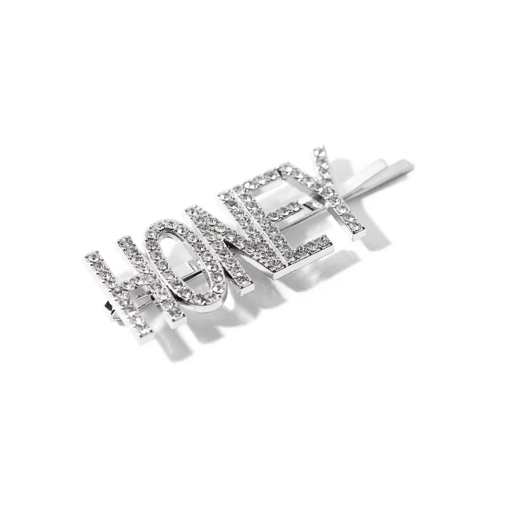 ABH Glam Hairpins - Silver Rhinestone Honey