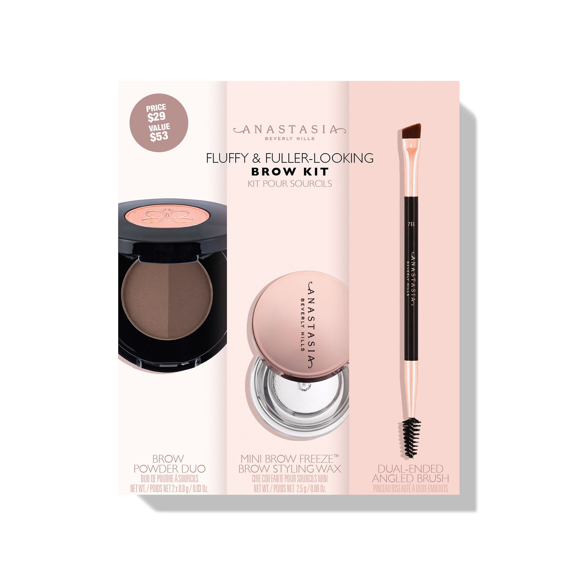 Ebony | Fluffy & Fuller-Looking Brow Kit - Ebony