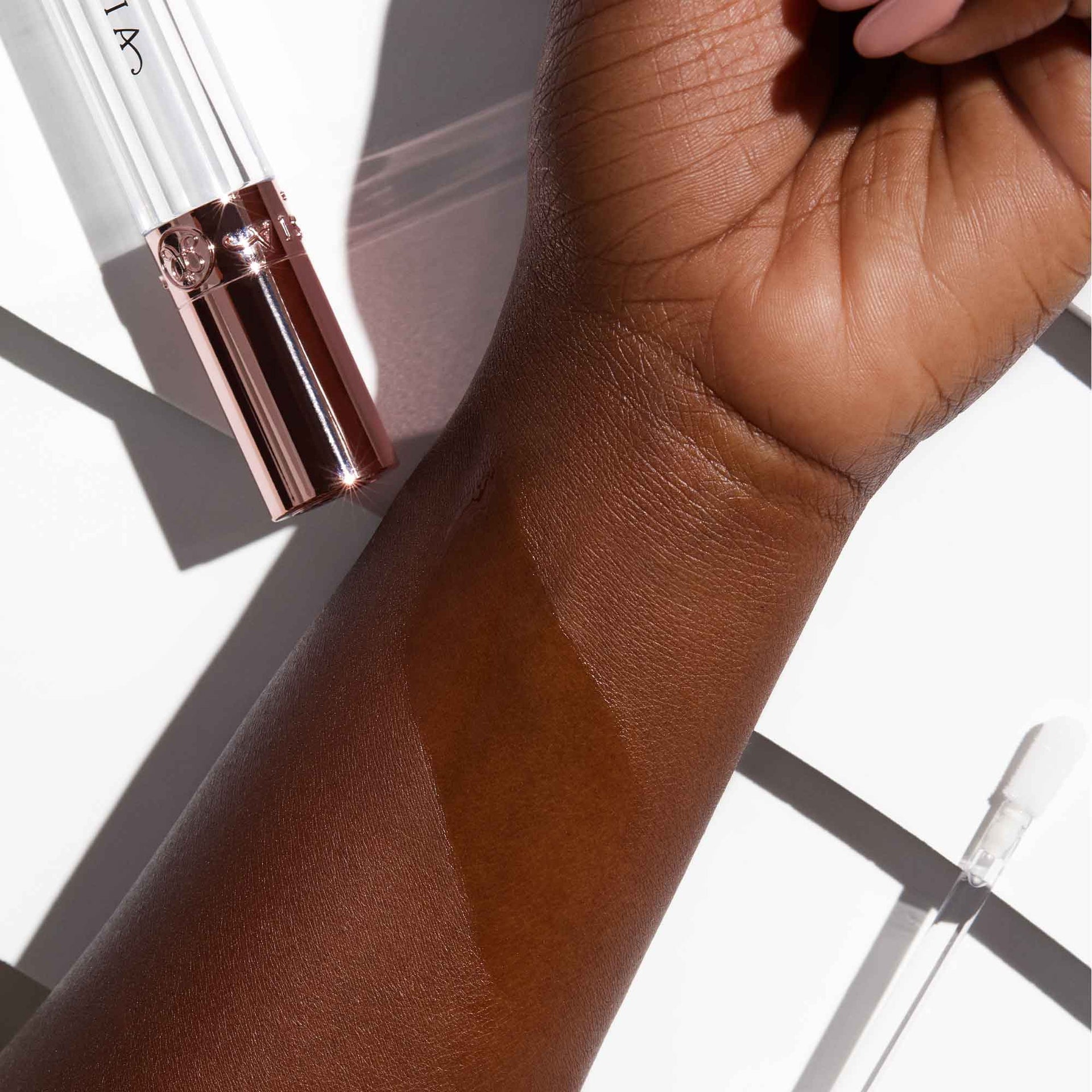 Crystal Gloss Deep Arm Swatches