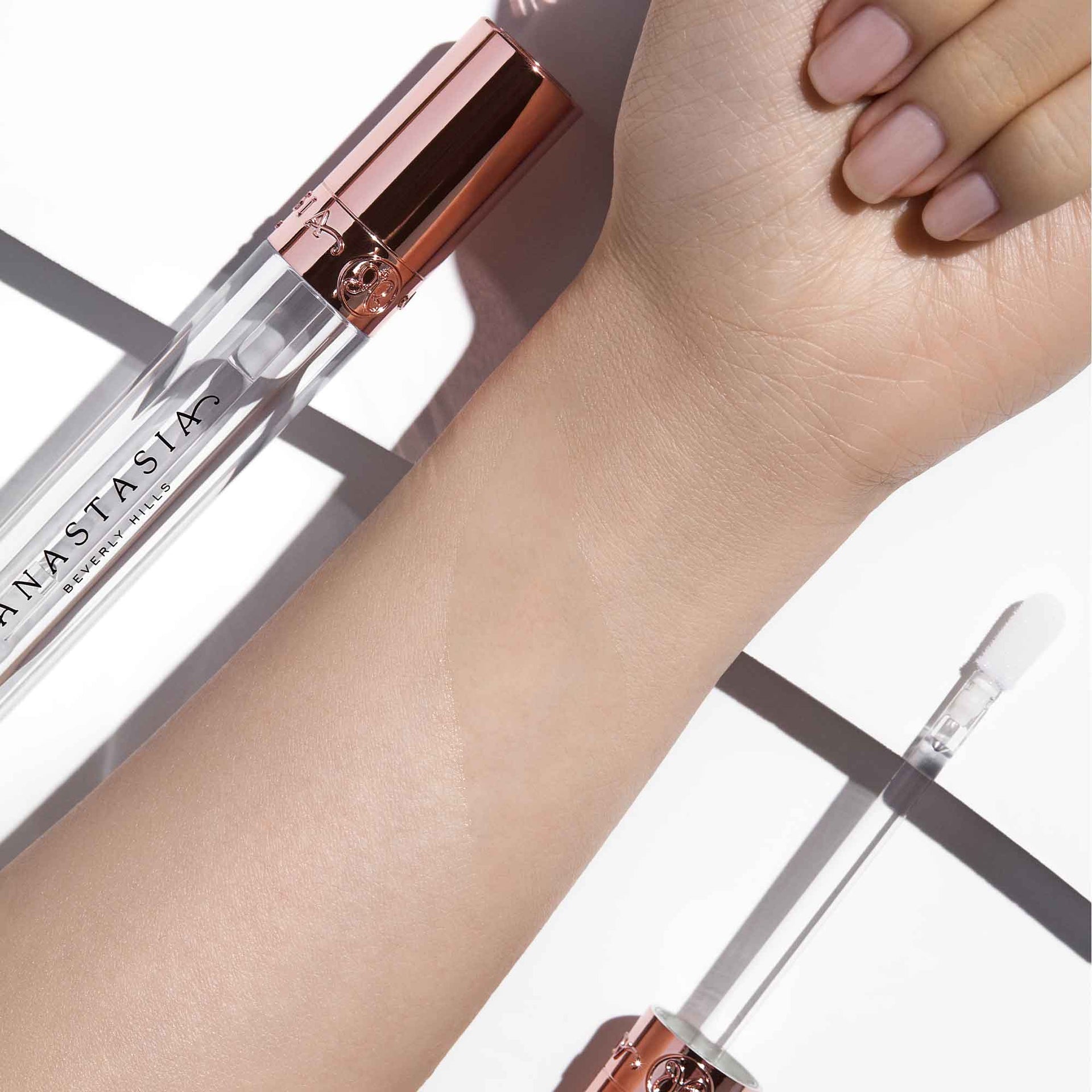 Crystal Gloss Light Arm Swatches